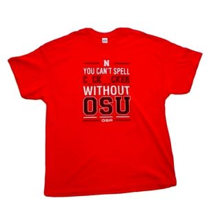Huskers Football #GBR fan tee OSU Cornhuskers